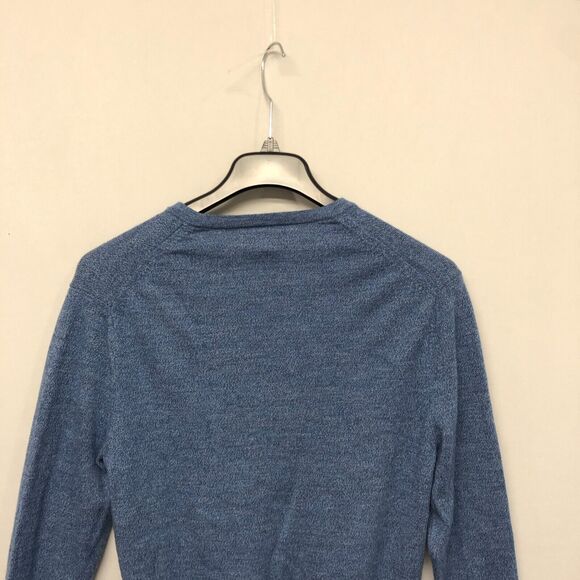 Express Men Modern Fit Extra Fine Merino Wool Sweater Size Large Blue B297 -21 - Picture 11 of 12